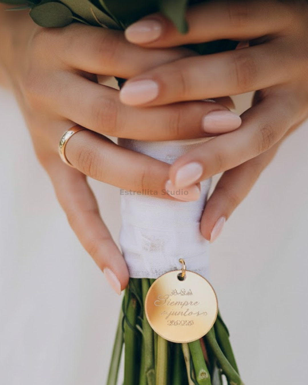 Medalla de ramo de novia