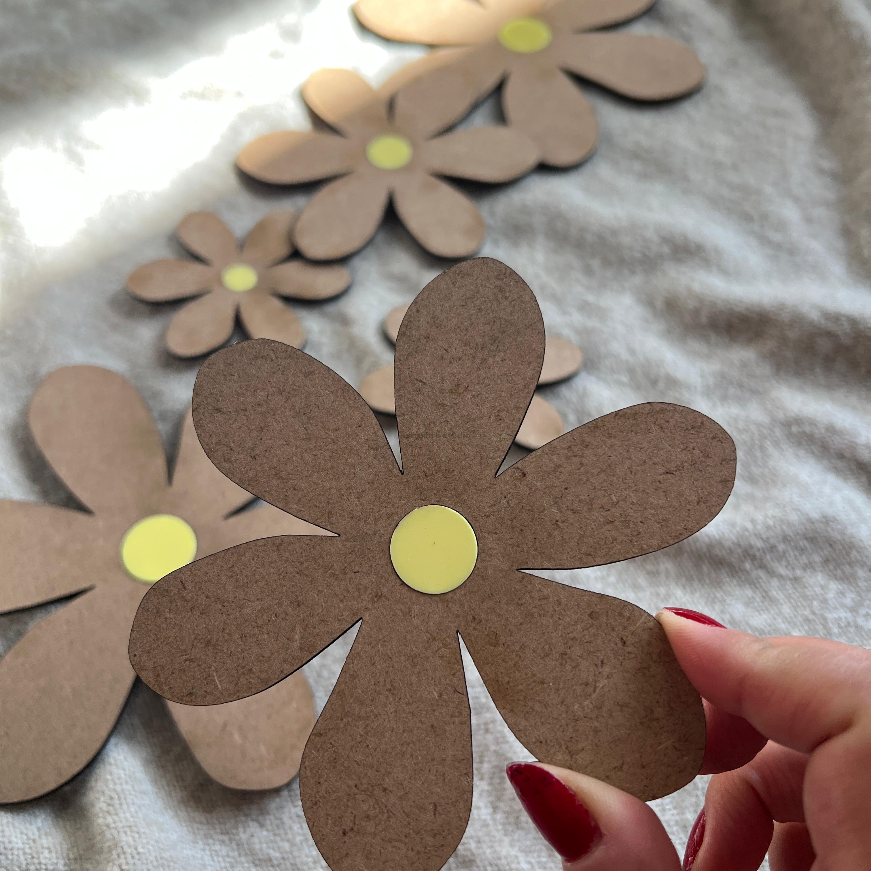 Margaritas de madera