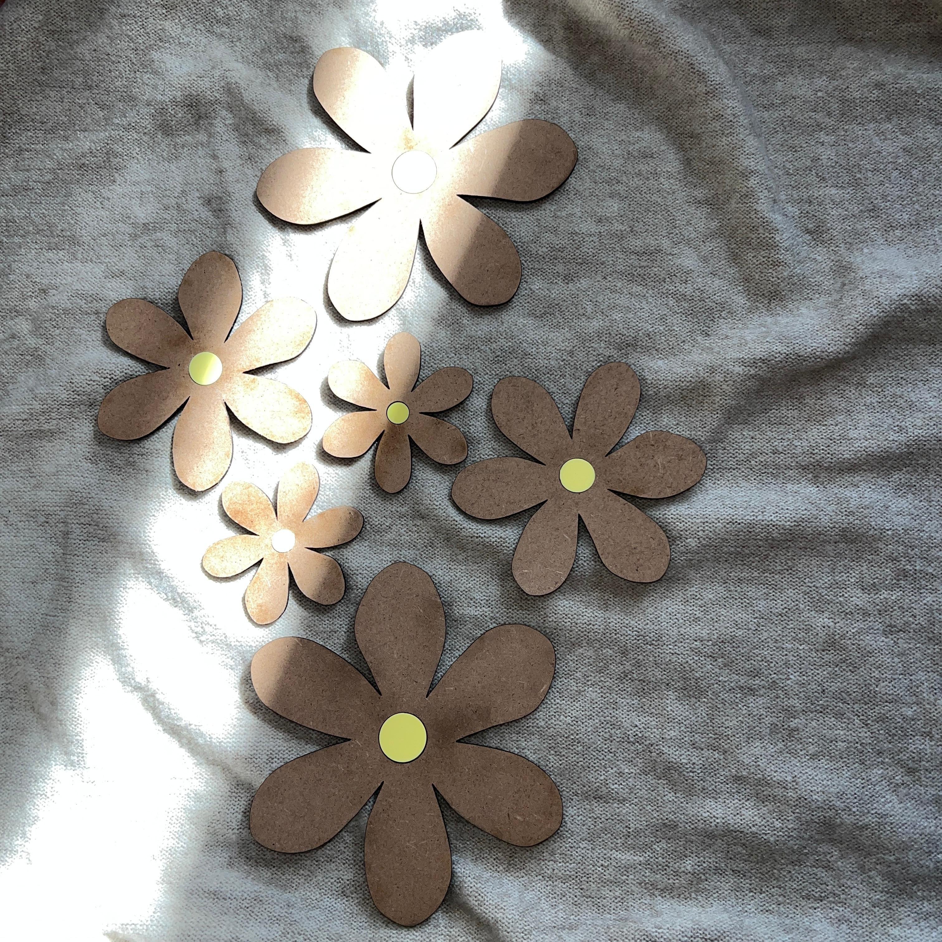 Margaritas de madera