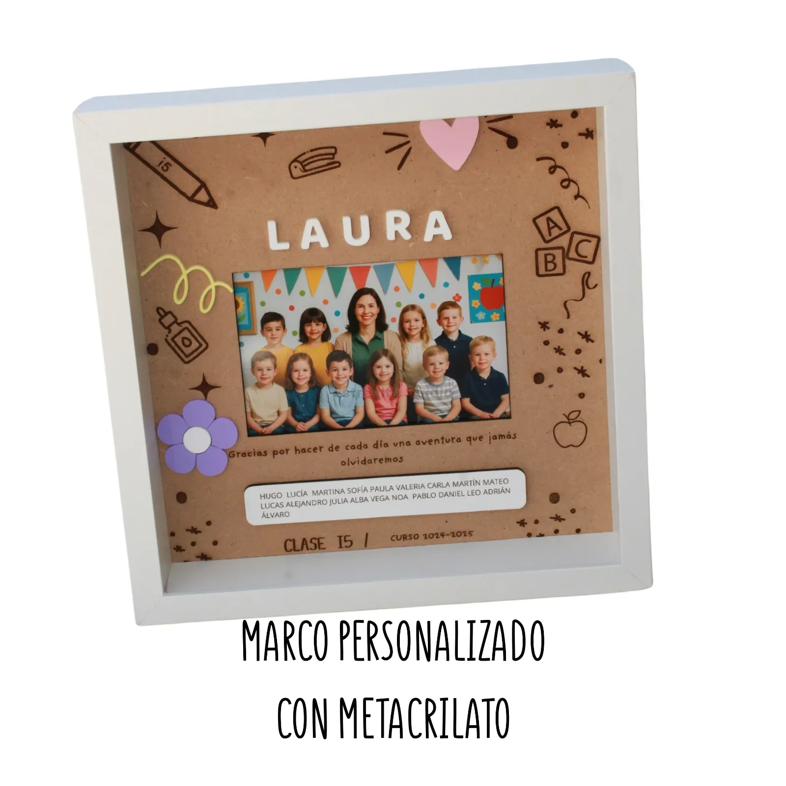 Marco personalizado 25×25 