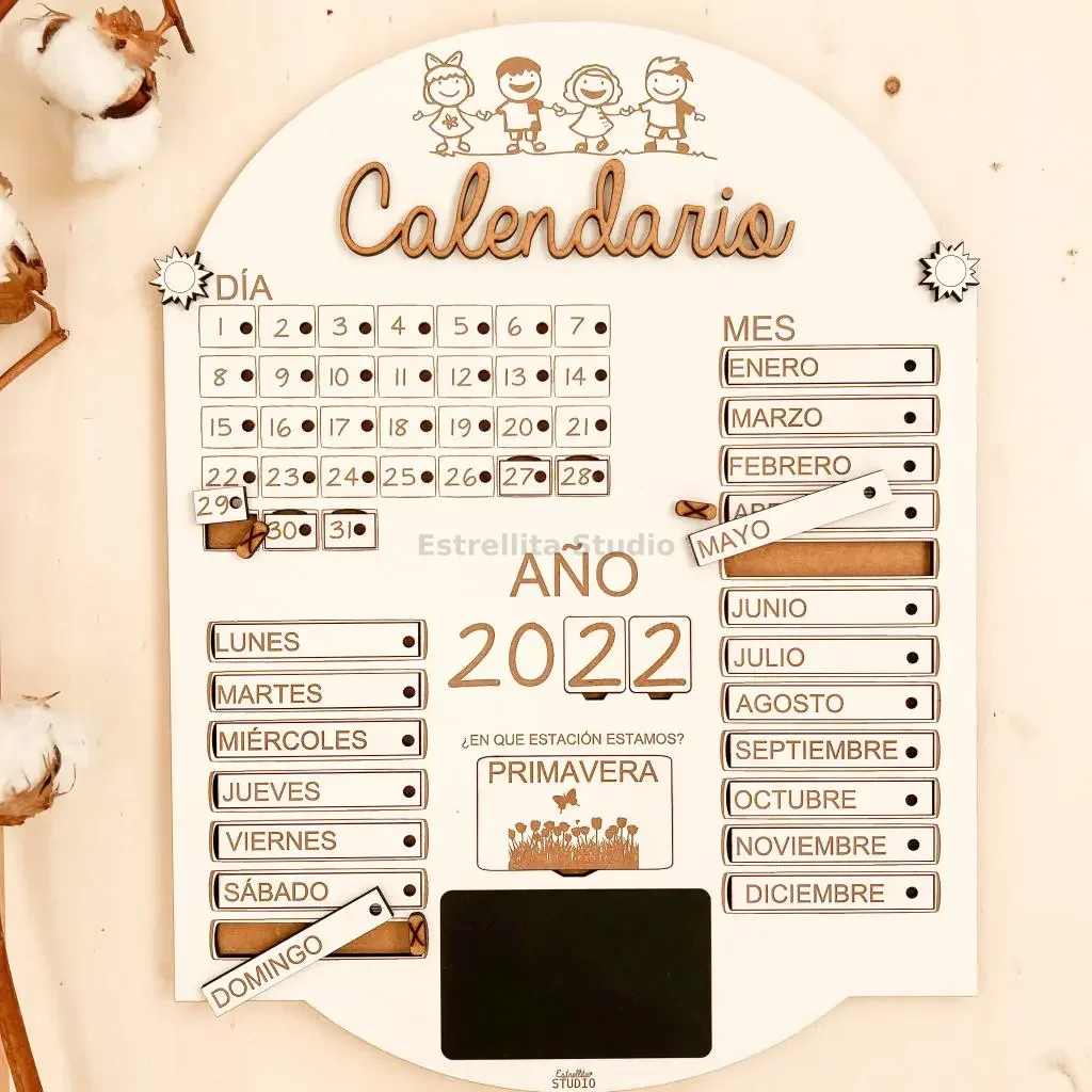 Calendario Infantil Personalizado