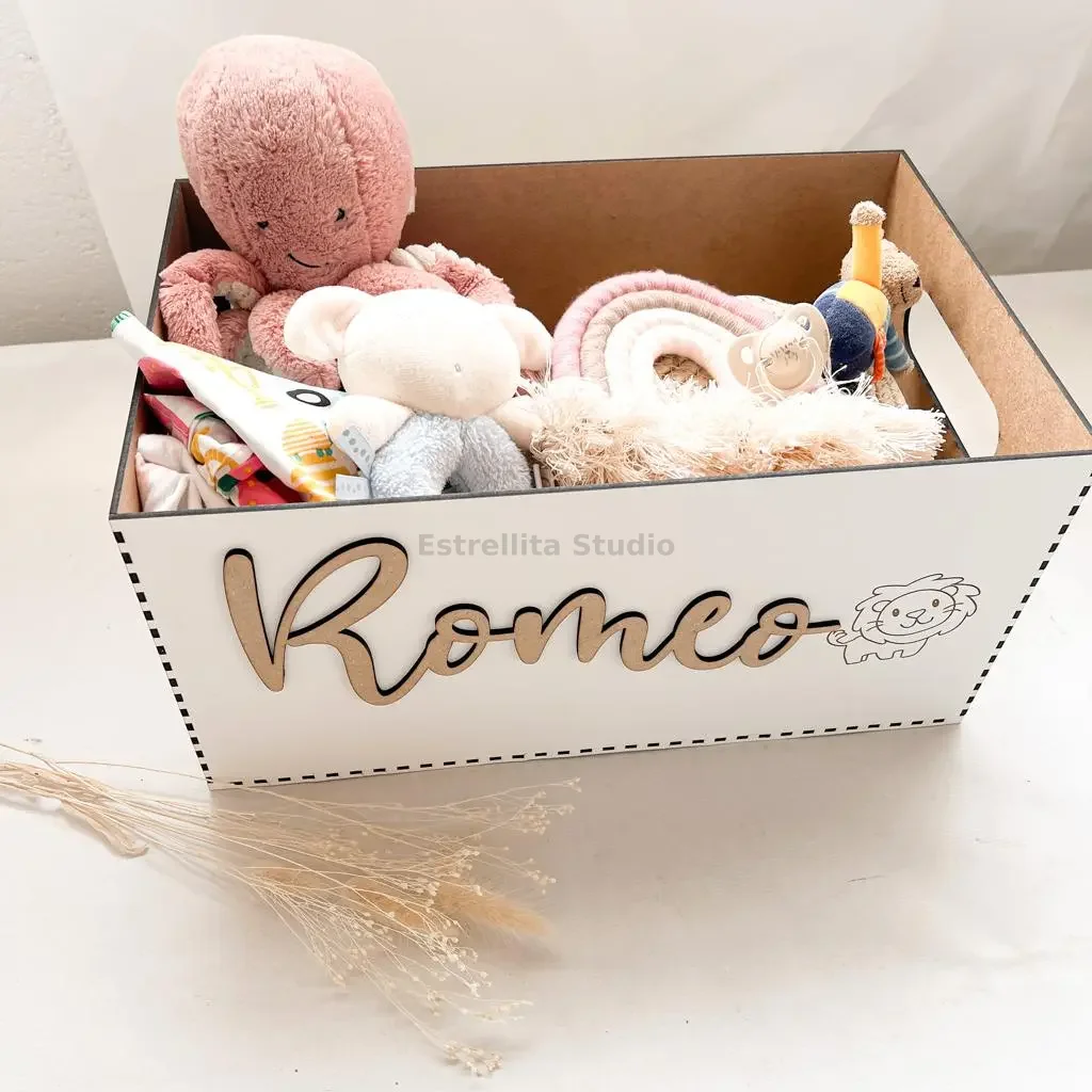 Caja Personalizada de Recuerdos para Bebé