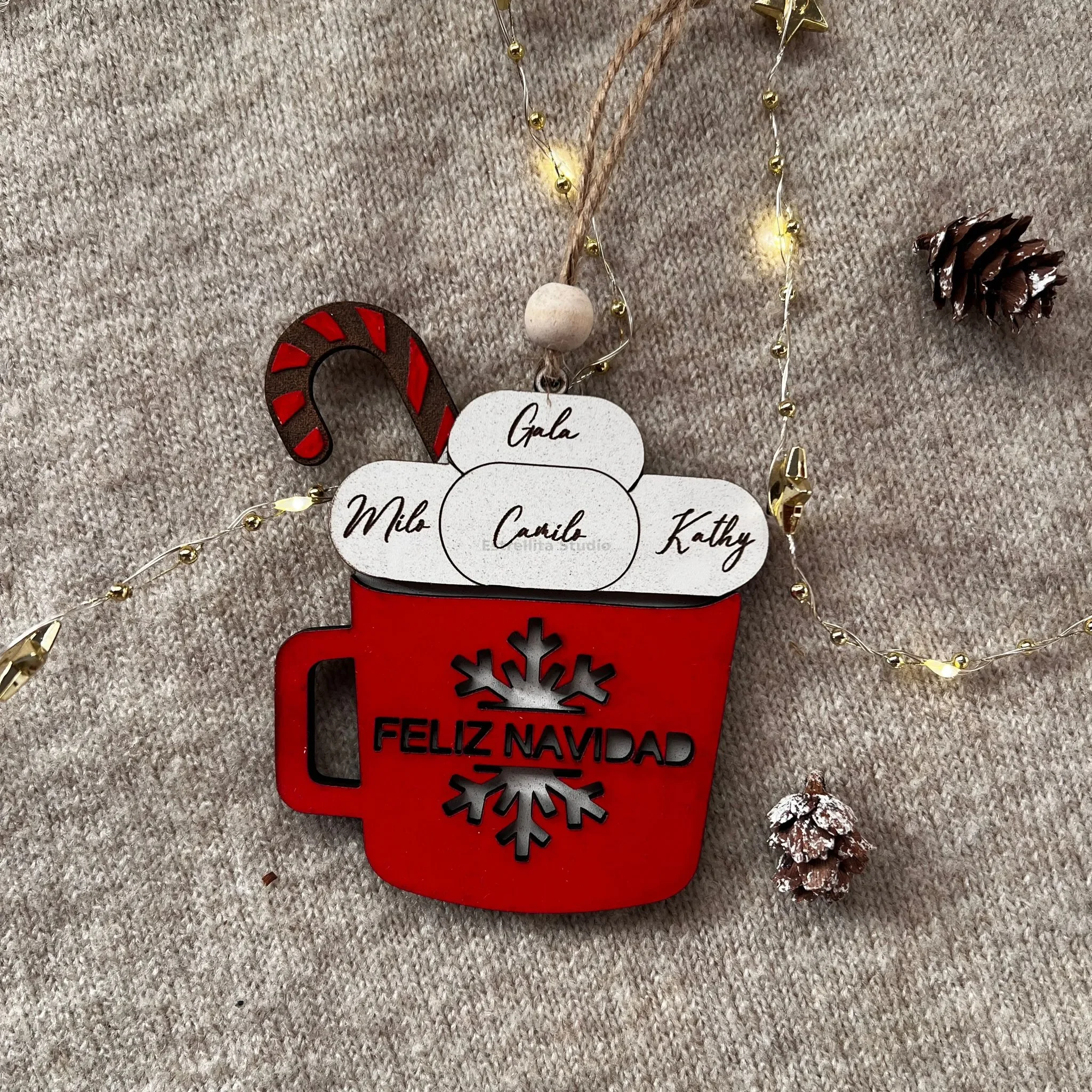 Bola de Navidad Taza