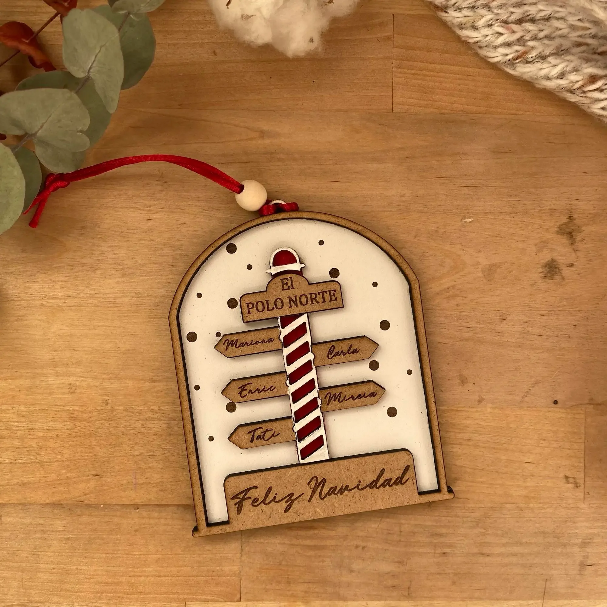 Bola de Navidad Polo Norte